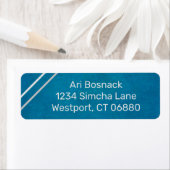 Corner Stripe Return Address Labels (Insitu)