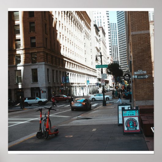Corner Traffic Poster (Voorkant)