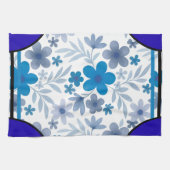 Cornerstone Blossom Indigo Theedoek (Horizontaal)