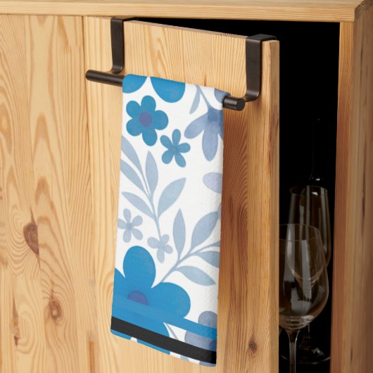 Cornerstone Blossom Indigo Theedoek (Derde Gevouwen)