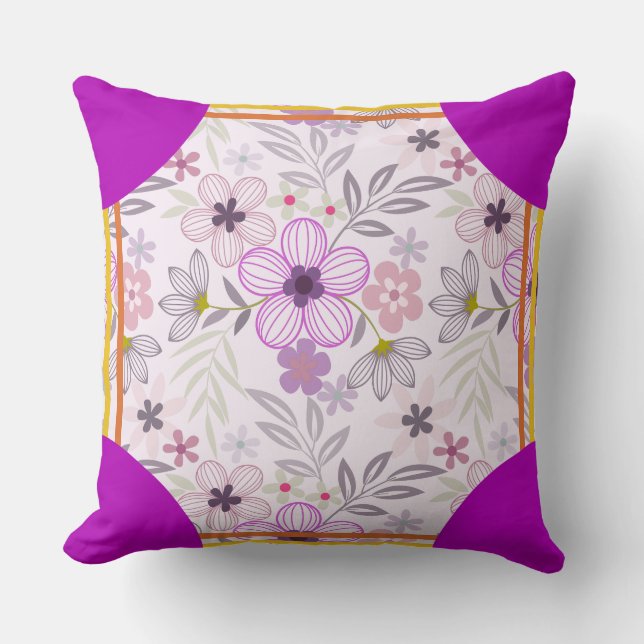 Cornerstone Blossom Lavendel Kussen (Voorkant)