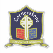 Cornerstone Homeschool Academy  Sticker (Voorkant)