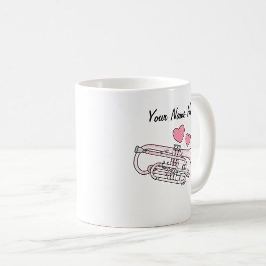 Cornet Custom Wedding Mok Brass Musician (Voorkant rechts)