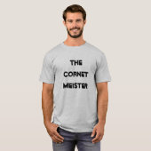 Cornet Meister shirt Muziekinstrument van koper (Voorkant volledig)