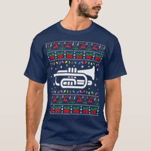 Cornet Ugly kerstSweater Cornet Xmas Lights F T-shirt
