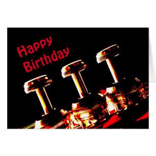 Cornet Valves Birthday Kaart