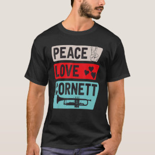 Cornett Muziekinstrument Cornett Speler Cornetto T-shirt