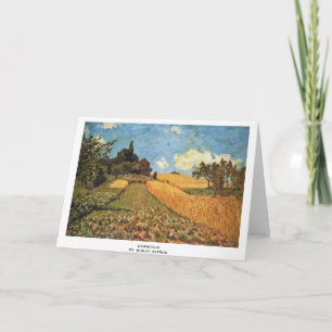Cornfield door Sisley Alfred Kaart