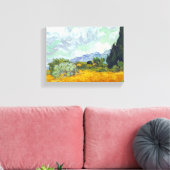 Cornfield met Cyprus door Vincent van Gogh Canvas Afdruk (Insitu (Woonkamer))
