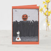 Cornfield Pumpkinhead Kaart (Gele Bloem)