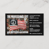 Cornfield Resistance - Website Kaarten Visitekaartje (Achterkant)