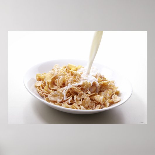 cornflakes en melk poster (Voorkant)