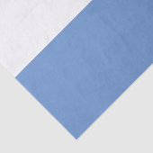 Cornflowe Blauwe Bruiloft Tissuepapier (Detail)