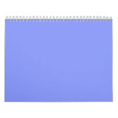 Cornflower Blue Achtergronden op een agenda Kalender (Hoes)