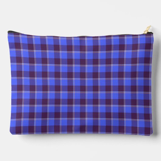 Cornflower Blue and Livid Brown Plaid Etui (Achterkant)
