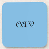 Cornflower Blue Bier Onderzetter (Voorkant)