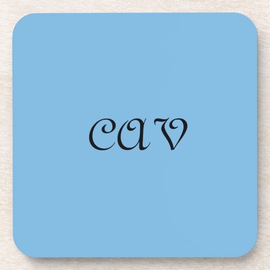 Cornflower Blue Bier Onderzetter (Voorkant)