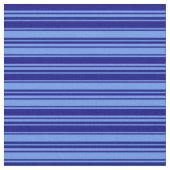 Cornflower Blue & Blue Stripes/Lines Pattern Stof (Close Up)