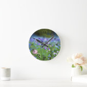 Cornflower Blue Clock Ronde Klok (Huis)