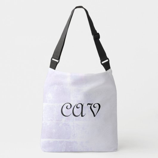 Cornflower Blue Crossbody Tas (Voorkant)