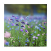 Cornflower Blue Decorative Tile Tegeltje (Voorkant)