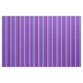Cornflower Blue, Donkerviolet en maroon Stripes Stof (Fat Quarter)