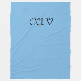 Cornflower Blue Fleece Deken