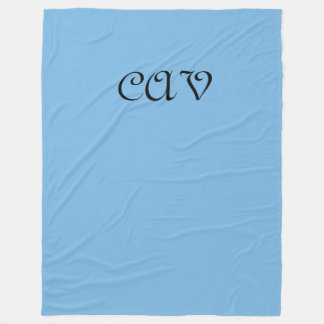 Cornflower Blue Fleece Deken