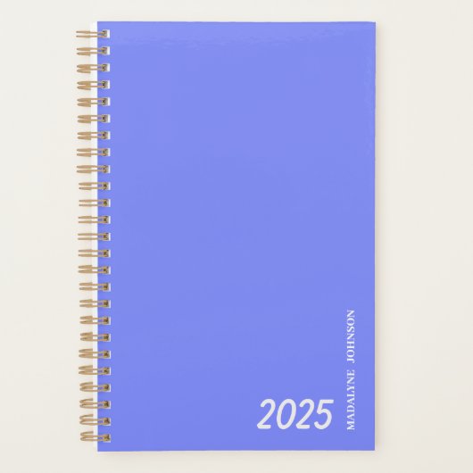 Cornflower Blue heeft mijn dagelijkse planner geda (Voorkant)