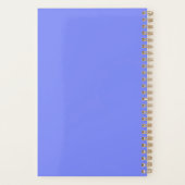 Cornflower Blue heeft mijn dagelijkse planner geda (Achterkant)