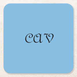 Cornflower Blue Kartonnen Onderzetters