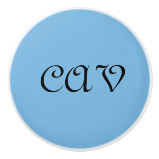 Cornflower Blue Keramische Knop