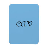 Cornflower Blue Magneet (Verticaal)