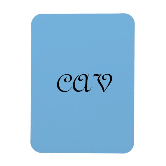 Cornflower Blue Magneet (Verticaal)