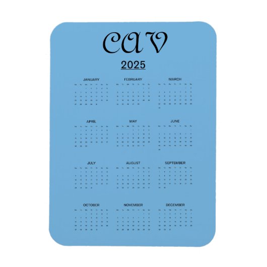 Cornflower Blue Magneet (Verticaal)