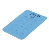 Cornflower Blue Magneet (Linkerzijde)