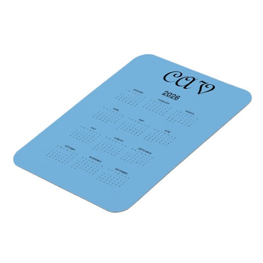 Cornflower Blue  Magneet (Linkerzijde)