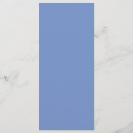 Cornflower Blue Menu (Achterkant)