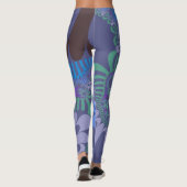 Cornflower Blue Mod Leggings (Achterkant)