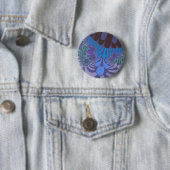 Cornflower Blue Mod Ronde Button 5,7 Cm (In situ)