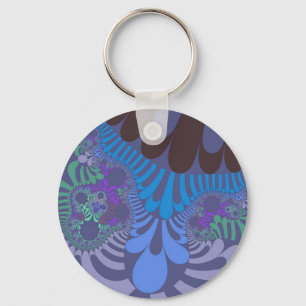 Cornflower Blue Mod Sleutelhanger