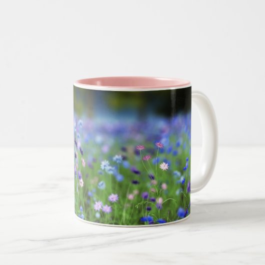 Cornflower Blue Mok (Voorkant rechts)