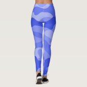 Cornflower Blue Monocolor Camo Leggings (Achterkant)