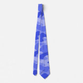 Cornflower Blue Monocolor Camo Stropdas (Achterkant)