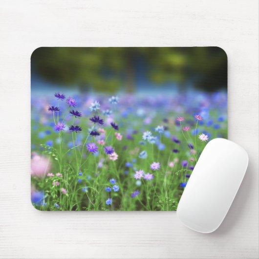 Cornflower Blue Mousepad Muismat (Met muis)