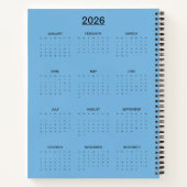 Cornflower Blue Notitieboek (Achterkant)