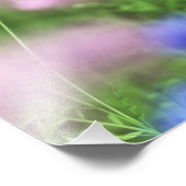 Cornflower Blue Photo Print Foto Afdruk (Hoek)