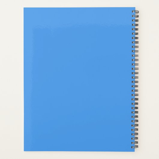 Cornflower Blue Planner (Achterkant)
