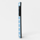 Cornflower Blue Polka Dot Iphone 5 Hoesje (Achterkant/links)