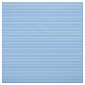 Cornflower Blue & Powder Blue Stripes Stof (Swatch)